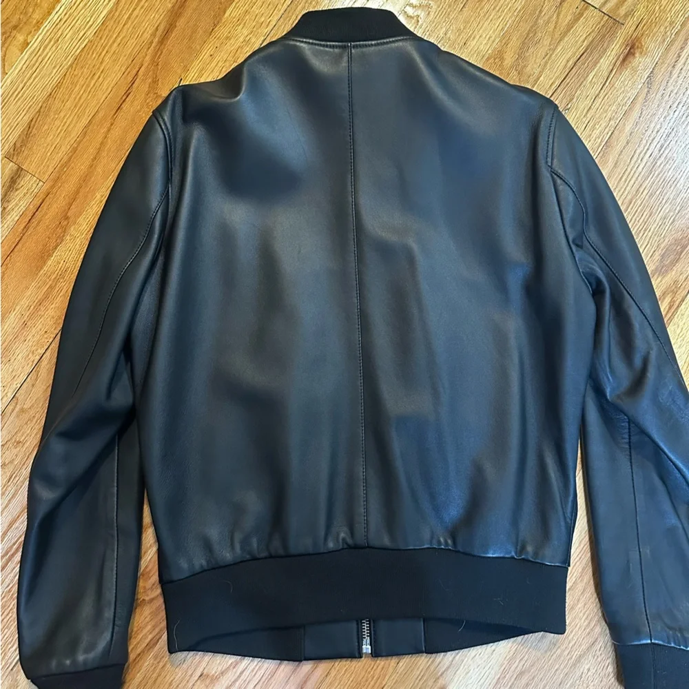 The Kooples Teddy Leather Varsity Jacket - Picture 4 of 13